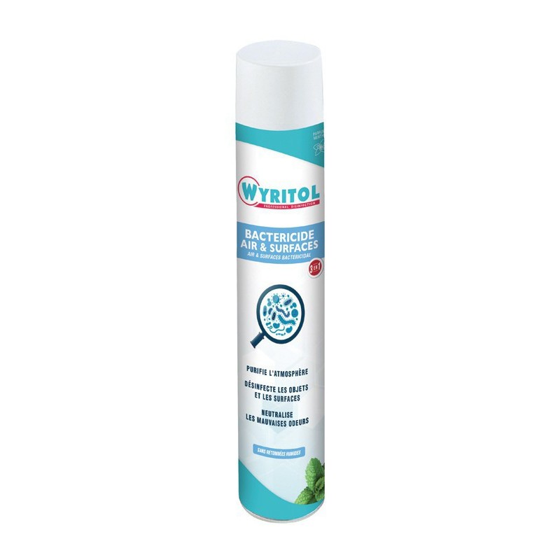 Wyritol Purificateur d'air bactéricide classique Menthe aérosol 750 ml
