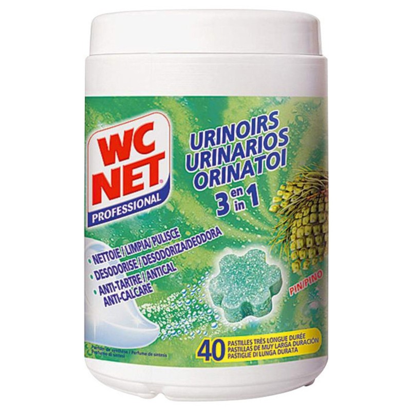 WC NET Pastilles pour urinoirs 40 Pastilles
