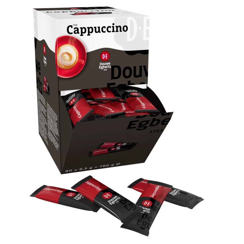 Douwe Egberts Café cappuccino instantané - boîte distributrice 80 sachets