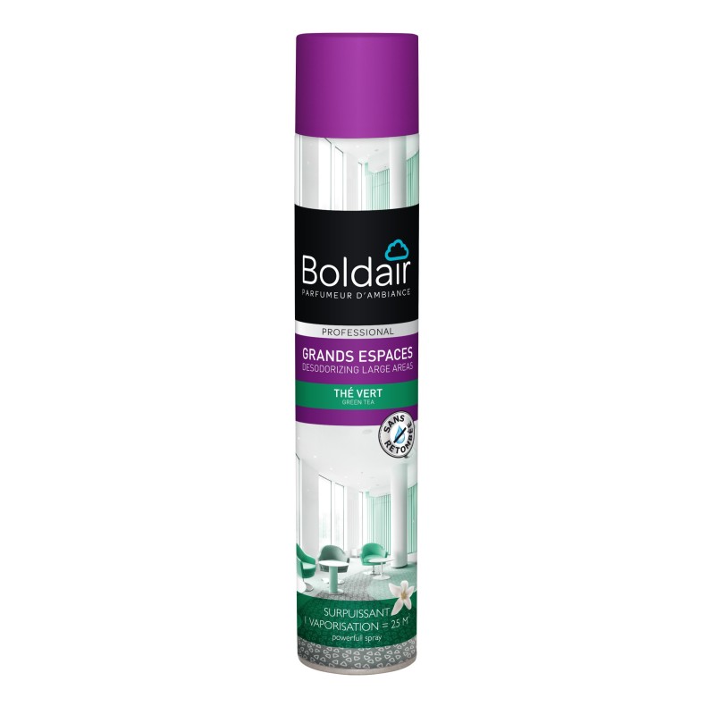 Boldair Désodorisant  surpuissant parfum Thé vert  - 750 ml