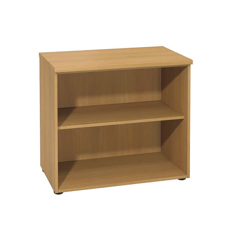 Bibliothèque basse sans porte L.80 x P.48 x H.72 cm - Hêtre