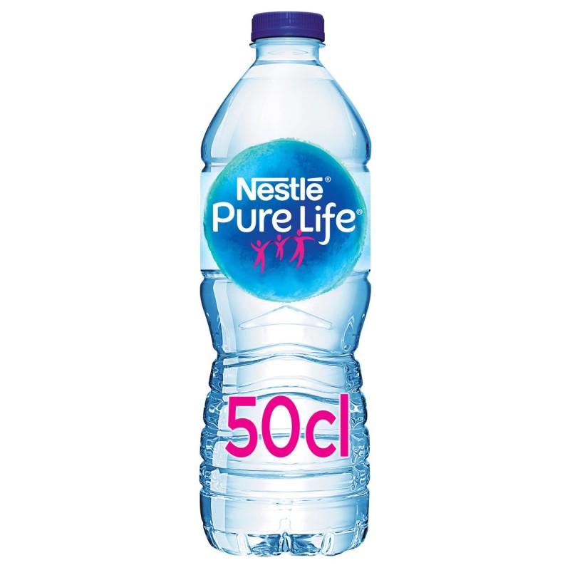 Nestlé Pure Life Eau de source - Lot 24 bouteilles PET 50 cl