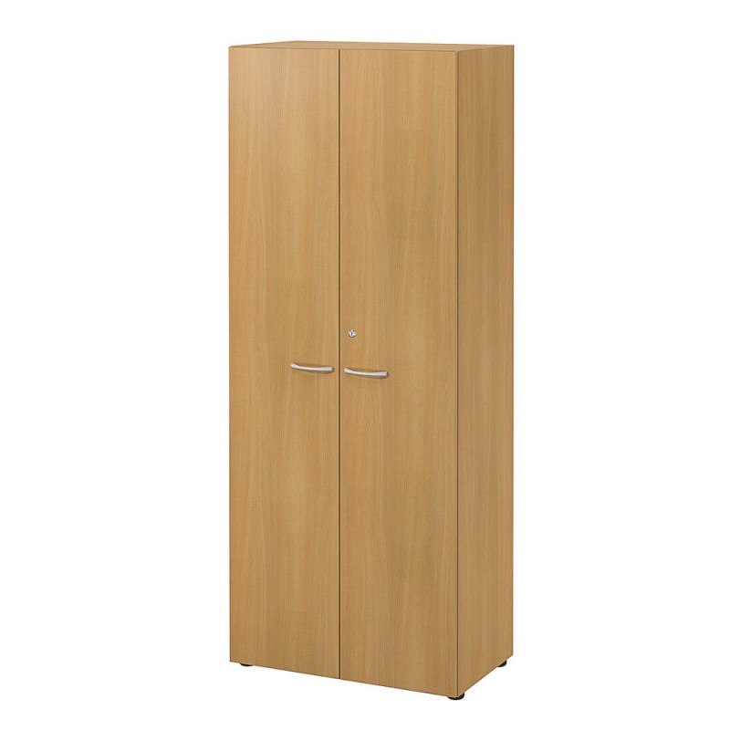 Armoire haute portes battantes L.80 x P.48 x H.203 cm - Hêtre