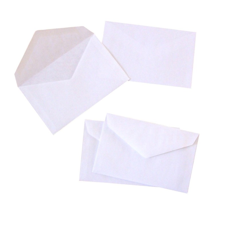 La Couronne Enveloppe élections recyclée 90 x 140 mm 70g sans fenêtre - Blanc - Lot de 1000