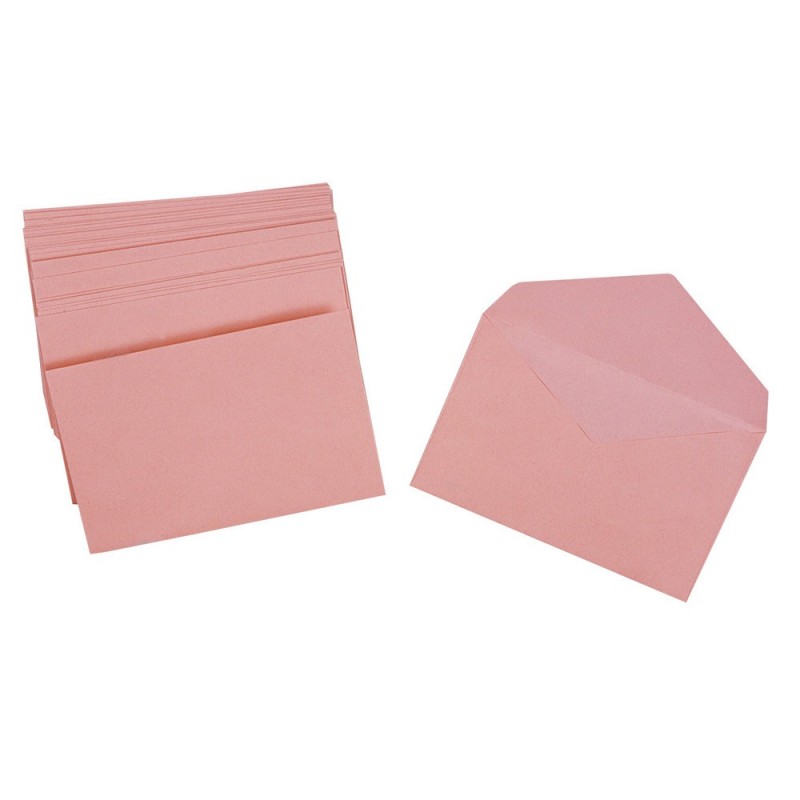 La Couronne Enveloppe élections 90 x 140 mm 70 g/m² - Rose - Lot de 1000