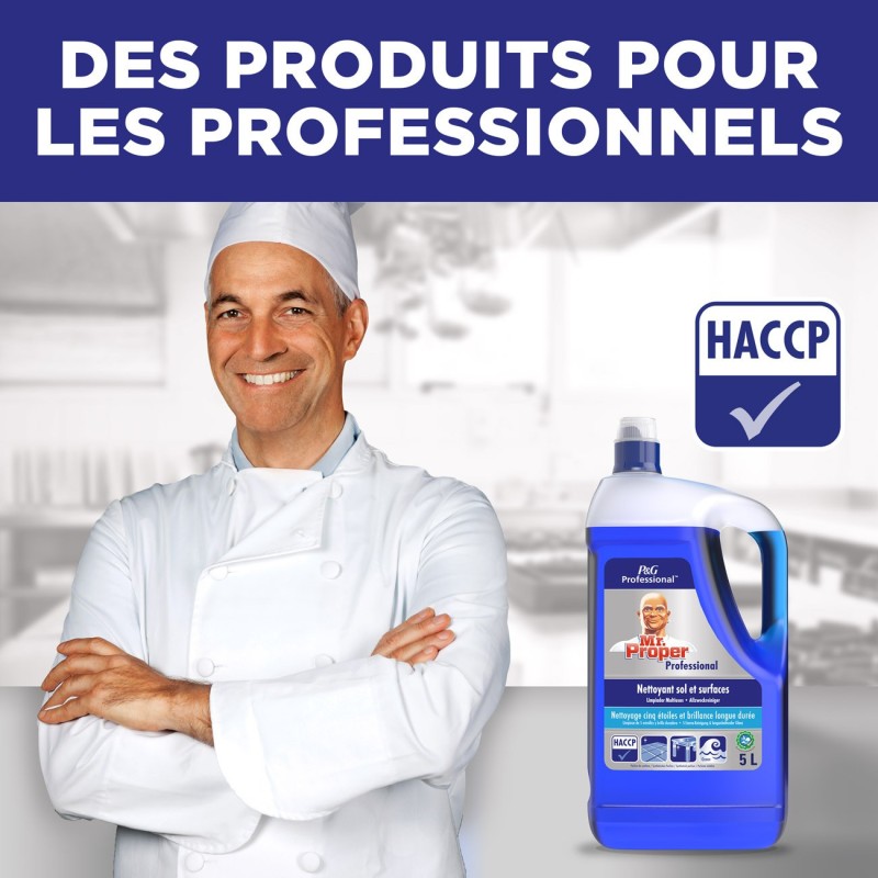 Mr. Propre Professionnel Nettoyant multi-surfaces - Océan - Bidon 5L
