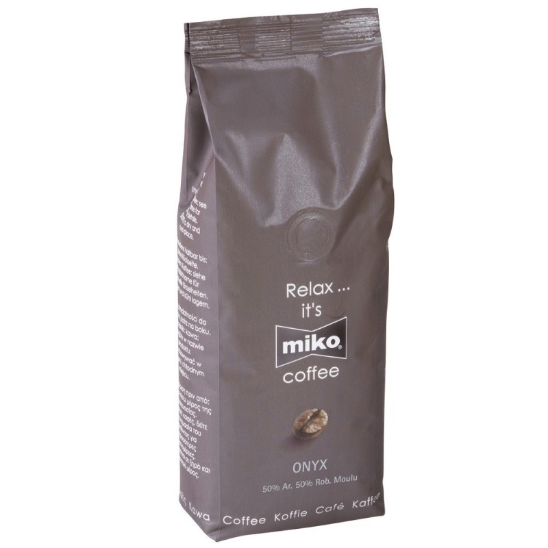 Miko® Café moulu Onyx, Arabica, Robusta, sachet, 1 kg
