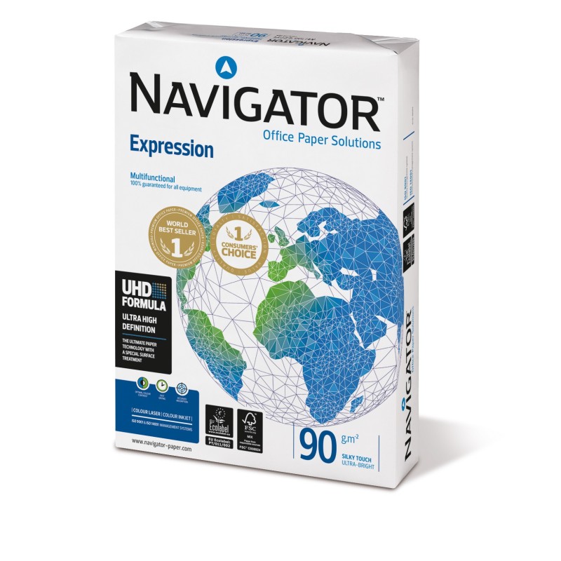 Navigator Papier A4 blanc Expression - 90g - Ramette de 500 feuilles