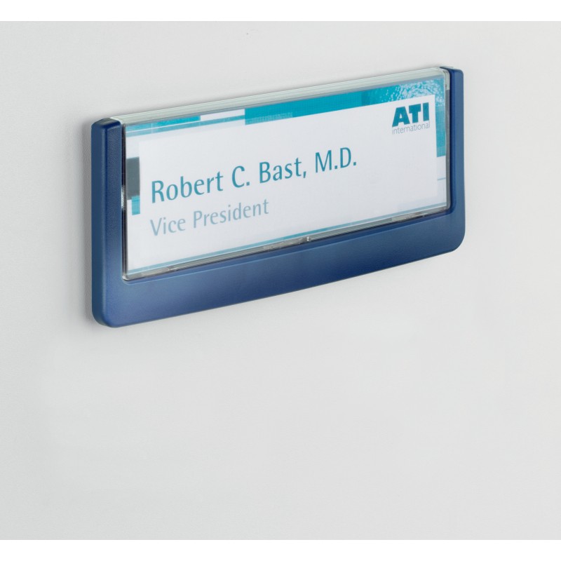 DURABLE Plaque de porte Click Sign 149x52,5 mm bleu