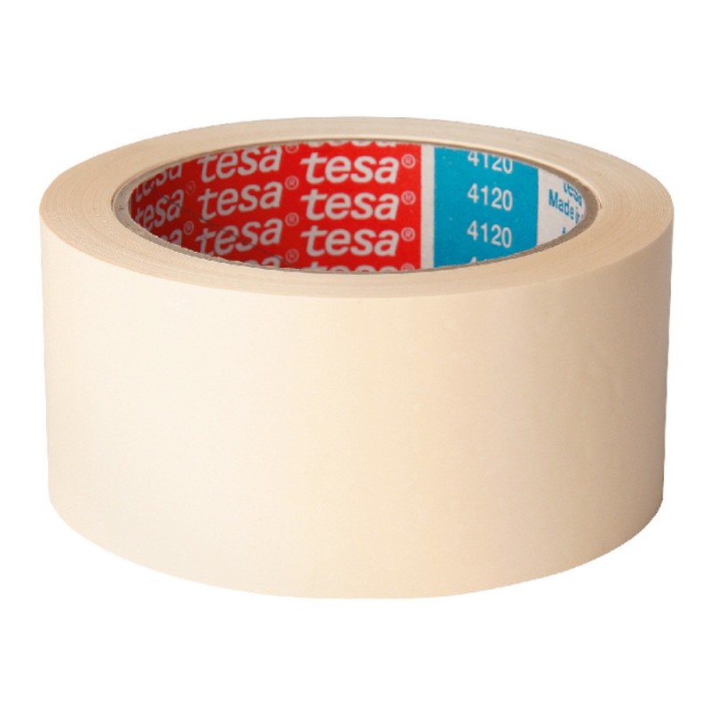 tesa® Ruban adhésif d'emballage tesapack PVC silencieux - 32 microns - 50 mm x 66 m - Blanc