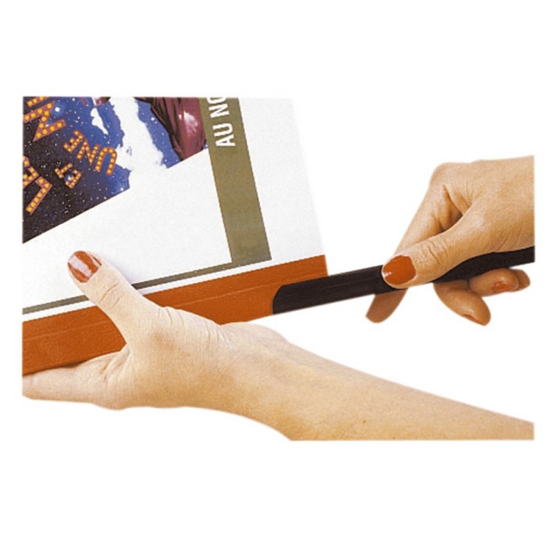 Fellowes Baguettes de reliure manuelle 3-6 mm - Noir - Boîte de 50