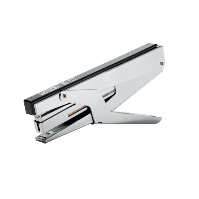 Rapid Pince Agrafeuse E10 - Agrafes N°10 et 10/4 - Capacité 15 feuilles - Argent