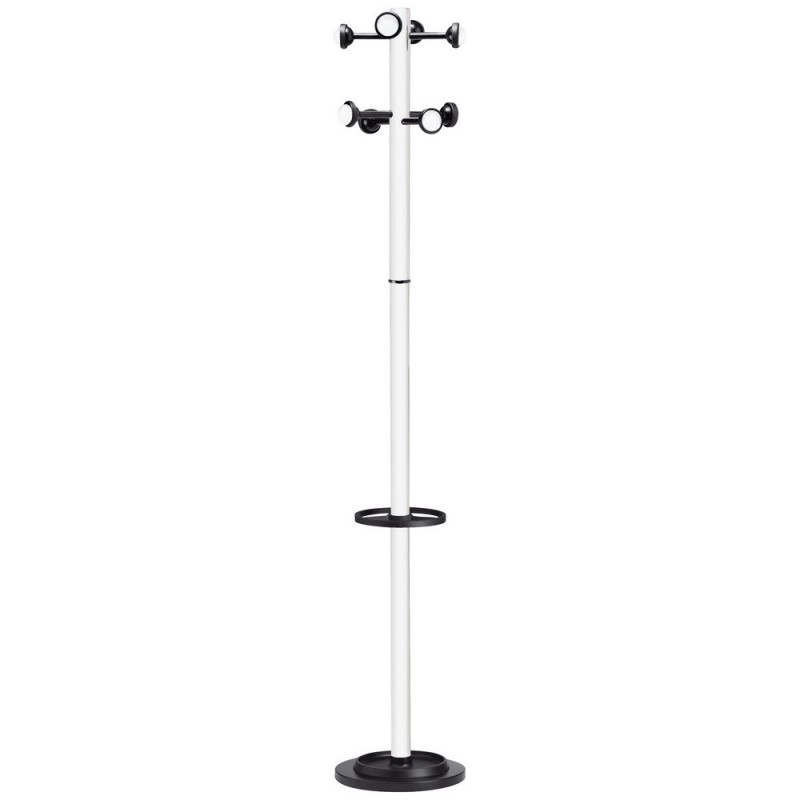 Portemanteau Accueil UNILUX - 8 patères - Blanc