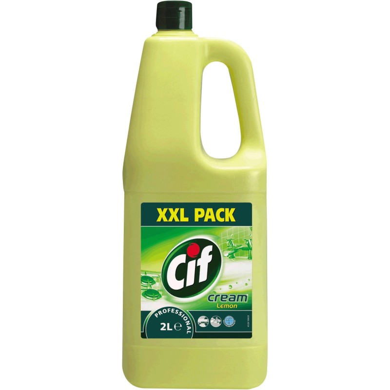 Cif Crème nettoyante polyvalente professionnelle - Citron - Bidon 2L