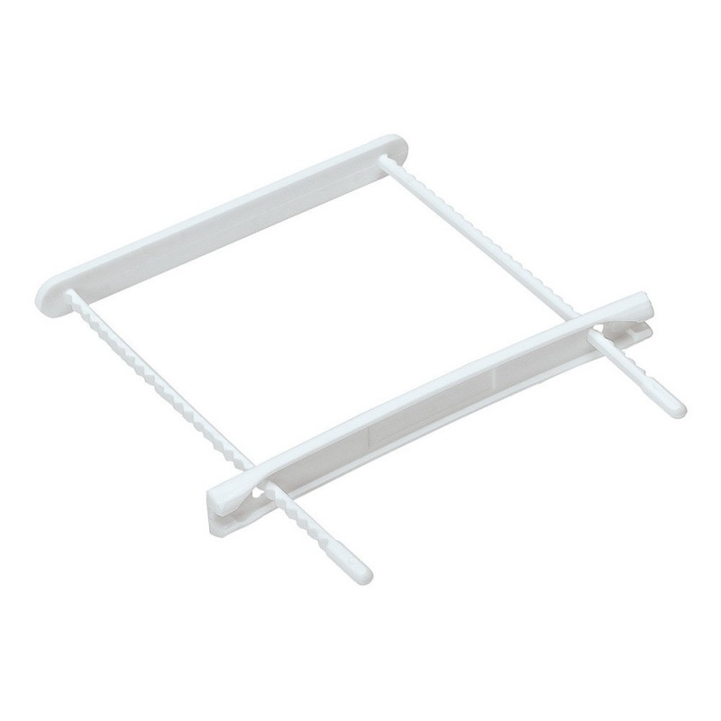 RAJA Relieur d'archives plastique blanc - 8 cm - Boîte de 100