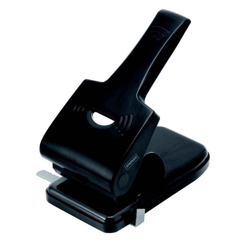 Perforateur de bureau 2 trous - 65 feuilles - Noir