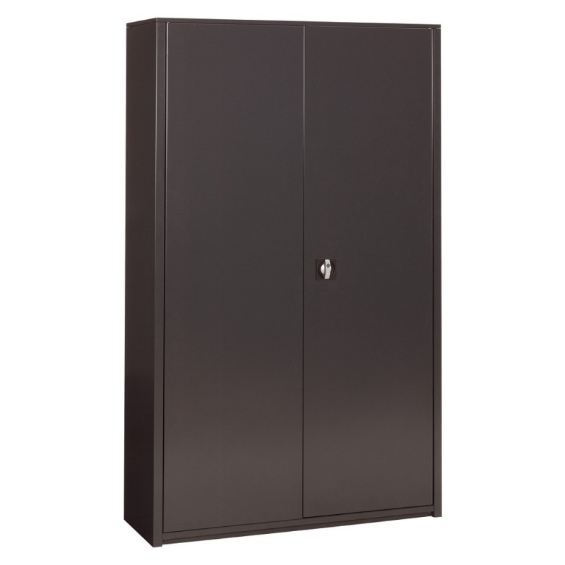 Armoire métal Maxi Classtout - A portes battantes  H. 198  x  L. 120 cm - Corps Anthracite - Portes Anthracite