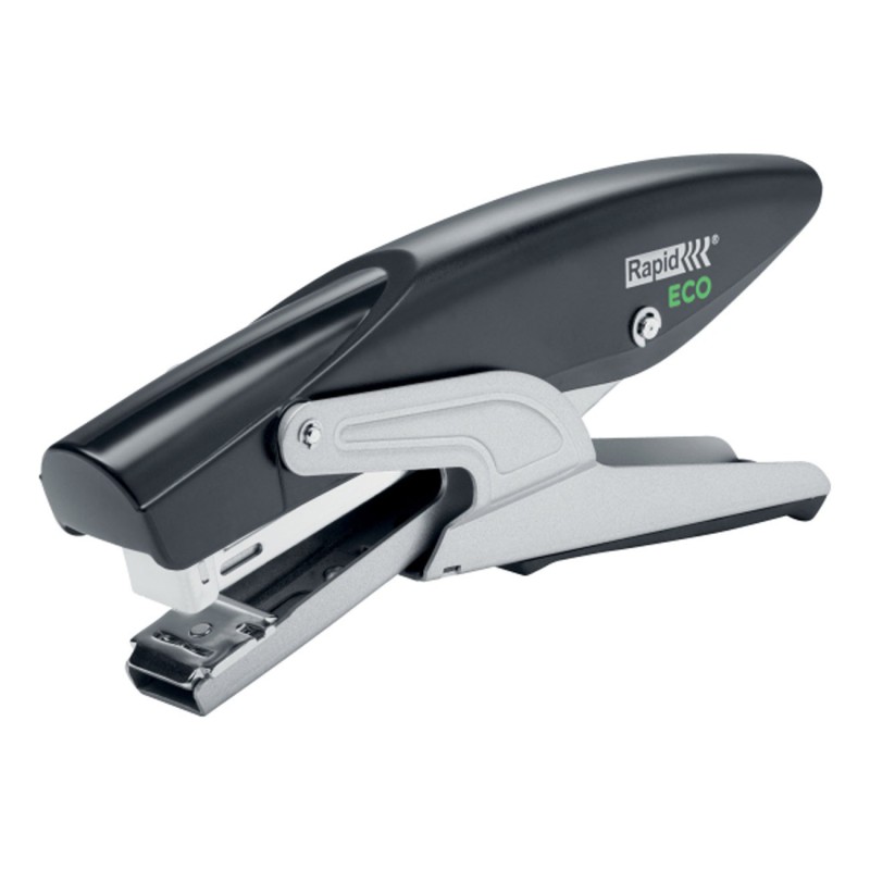 Rapid Pince Agrafeuse Eco - Agrafes 24/6 - Capacité 20 feuilles - Noir