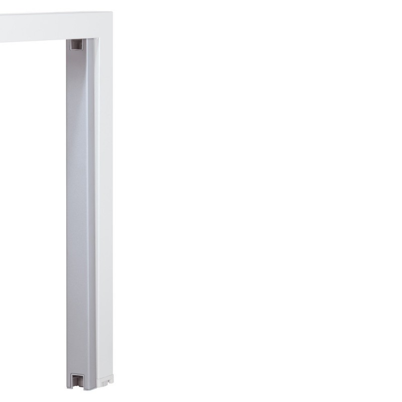 Goulotte verticale Aluminium pour bureaux pieds Arche Actual - Aluminium