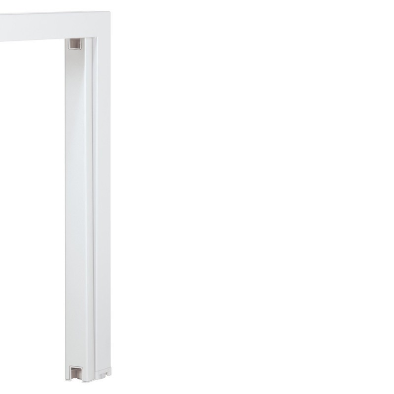 Goulotte verticale Aluminium pour bureaux pieds Arche Actual - Blanc
