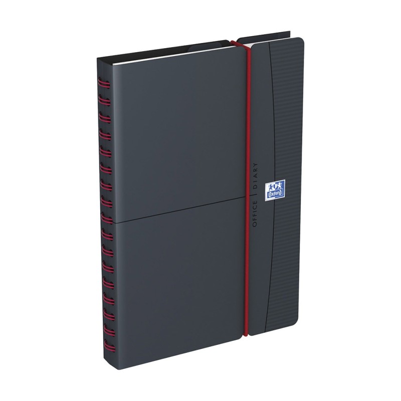 Oxford Agenda semainier à spirales OFFICE - 15 x 21 cm - Bleu nuit - 2025