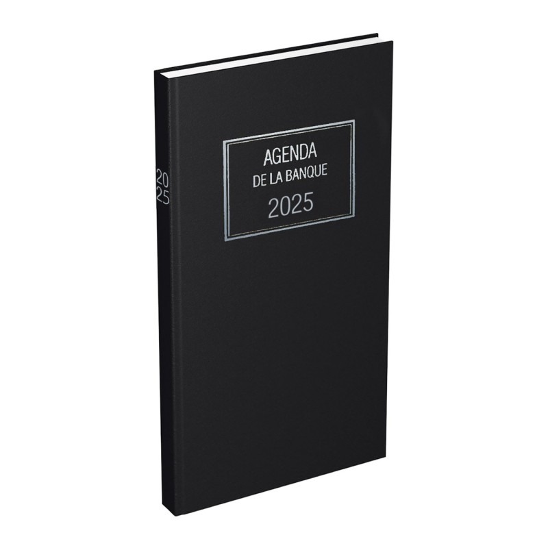 Lecas Agenda de Banque long - 15 x 34 cm - 1 volume - 2025