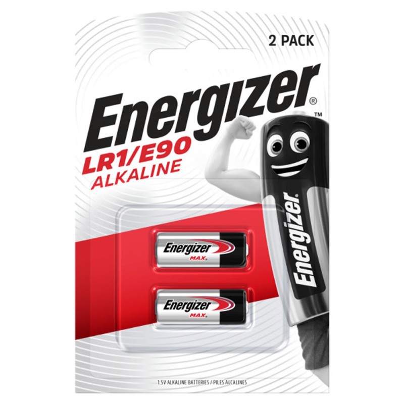 Energizer Pile alcaline LR1 / E90 - Lot de 2