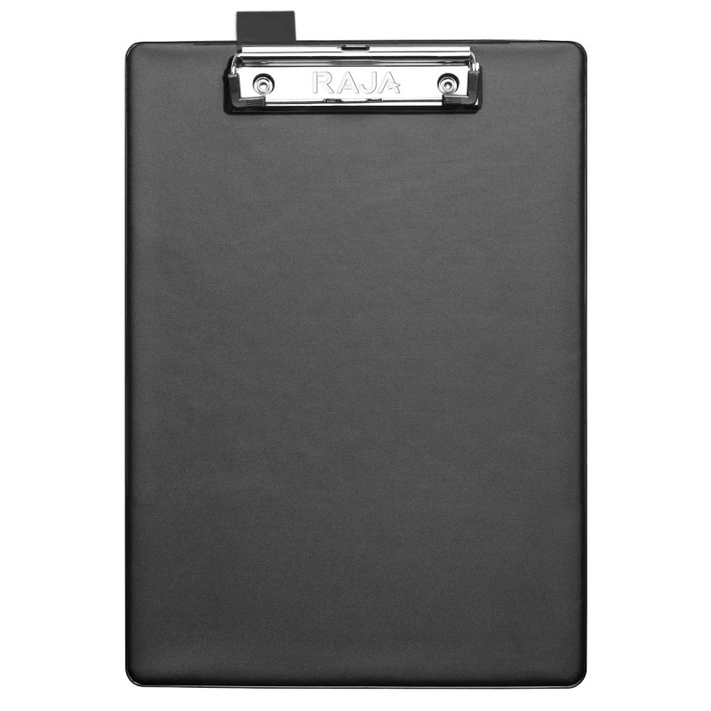 RAJA Porte-bloc en polypropylène pour bloc jusqu'au format 21 x 32 cm - Noir