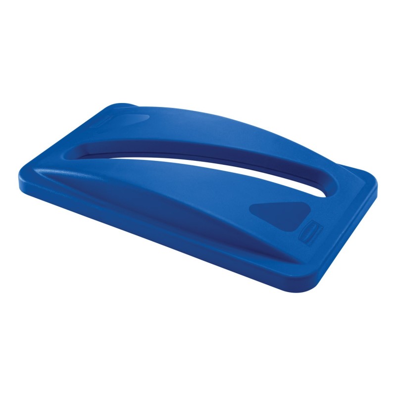 Rubbermaid Commercial Products Slim Jim poubelle couvercle bleu 288 x 512 x 70 mm