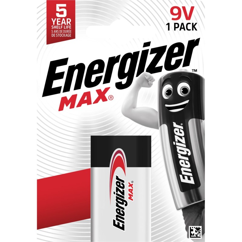 Energizer Pile alcaline 9V / 6LR61 Max