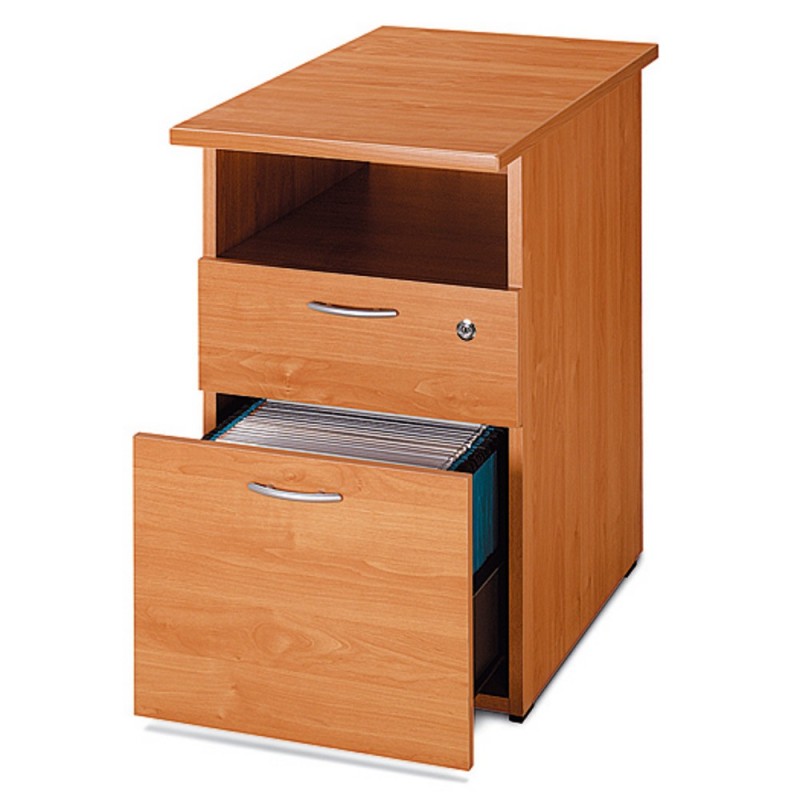 Caisson hauteur bureau Pronto - L.43 x P.60 x H.72 cm - Aulne