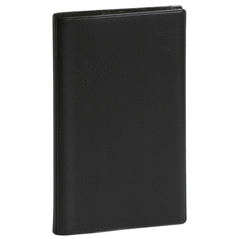 Exacompta Agenda de poche semainier à spirales ESPACE 17 - 9 x 17,5 cm Noir - 2025