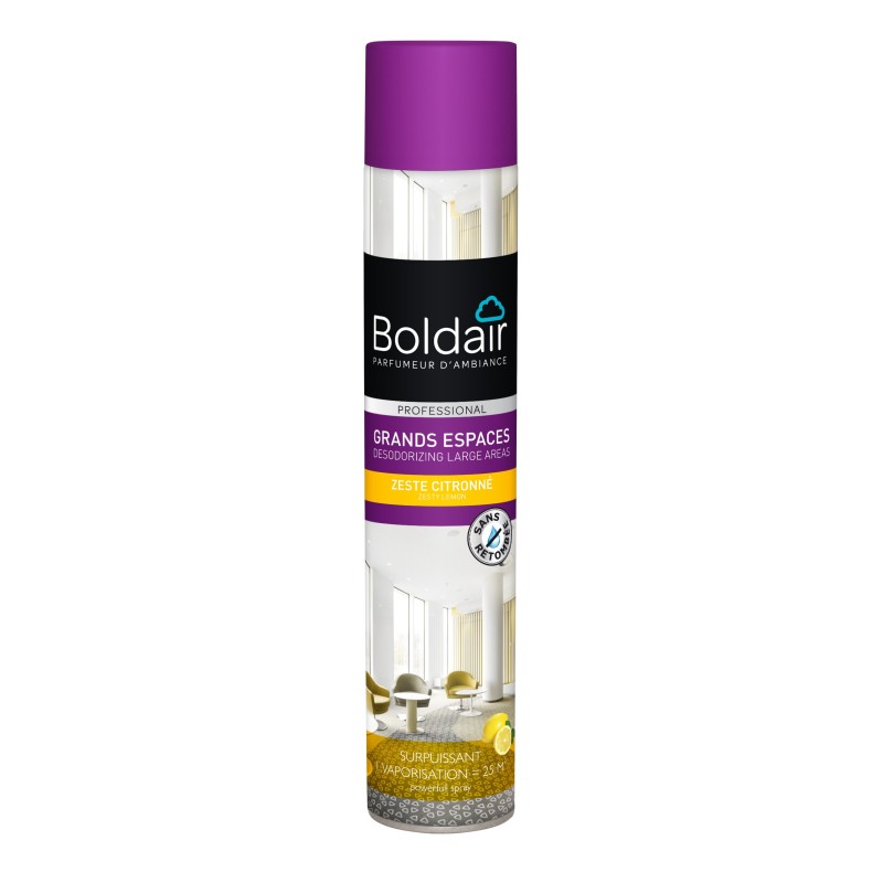 Boldair Désodorisant surpuissant parfum Zeste citronné - 750 ml