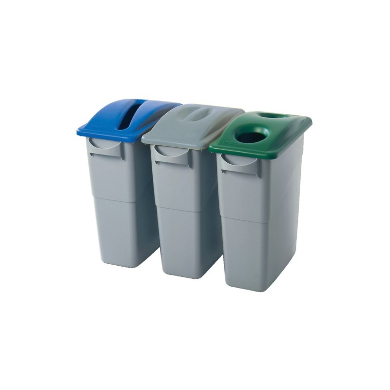Rubbermaid Commercial Products Slim Jim poubelle couvercle vert 288 x 518 x 70 mm