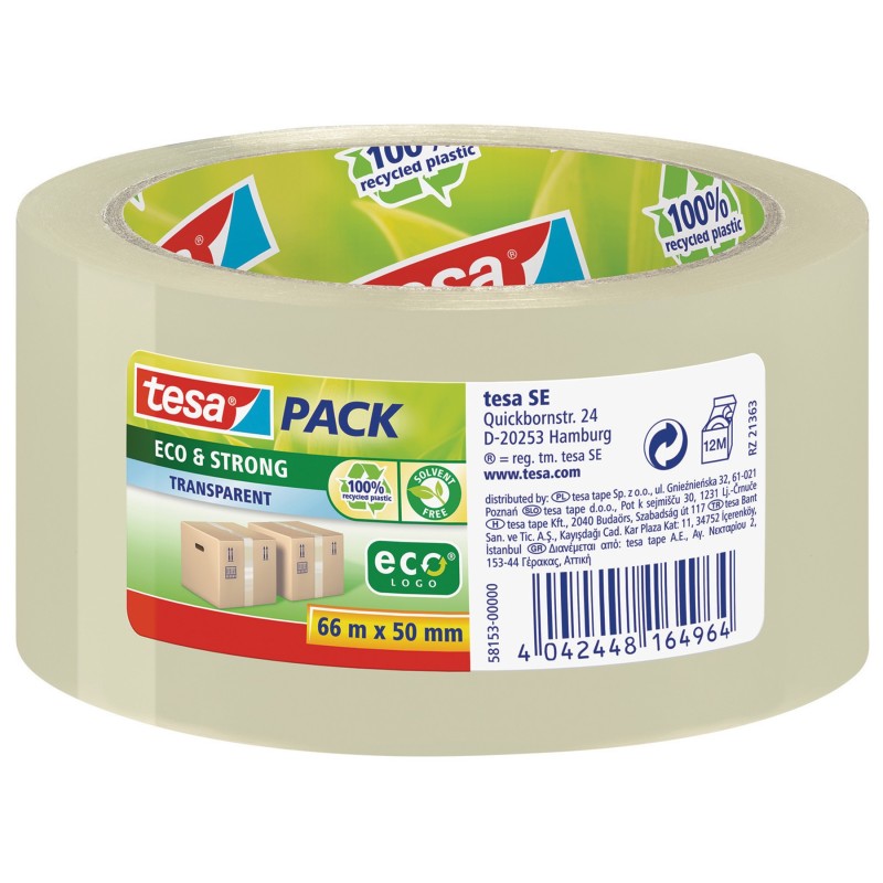 tesa® Tesapack Eco & Strong bande d'emballage transparente