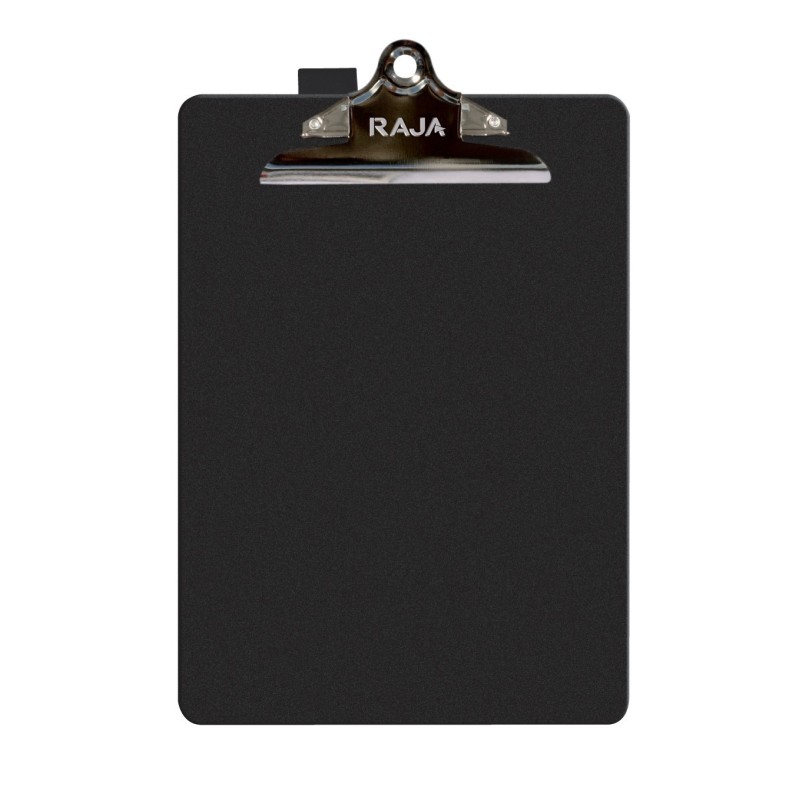 RAJA Porte-bloc grande capacité en polypropylène pour bloc jusqu'au format 21 x 32 cm - Noir