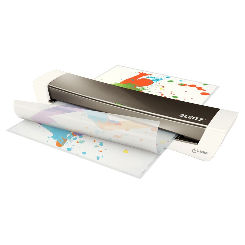 Leitz Plastifieuse iLam Home Office - Jusqu'au format A3 - Gris foncé