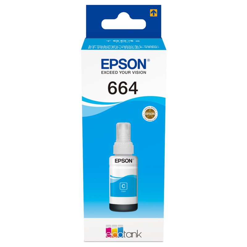 Epson 664 Recharge d'encre originale EcoTank C13T664240 - Cyan