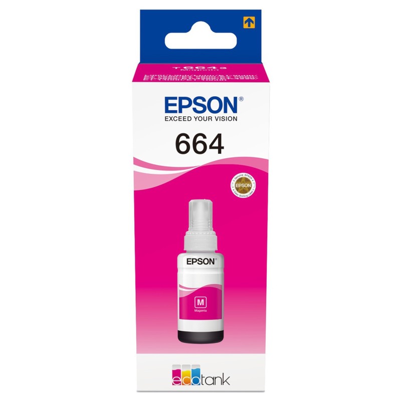 Epson 664 Recharge d'encre originale EcoTank C13T664340 - Magenta