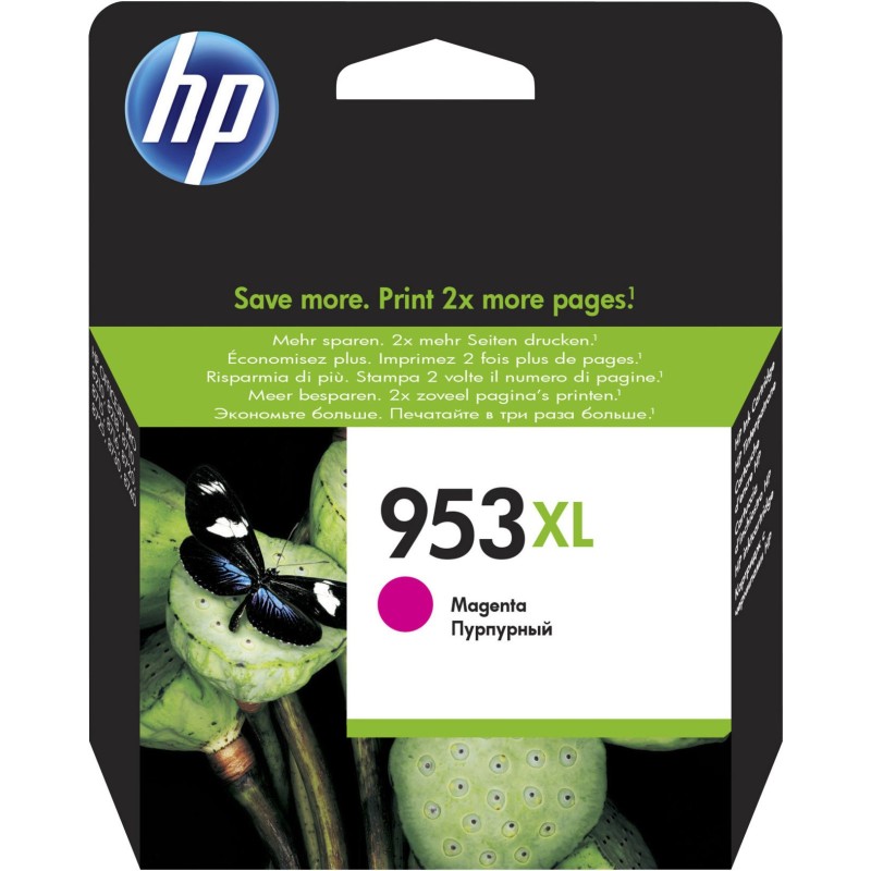 HP 953XL Cartouche d'encre authentique grande capacité F6U17AE - Magenta