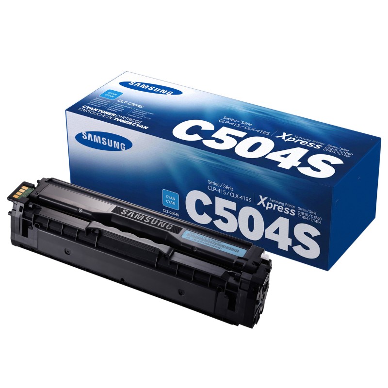 Samsung Cartouche de toner CLT-C504S SU025A - Cyan
