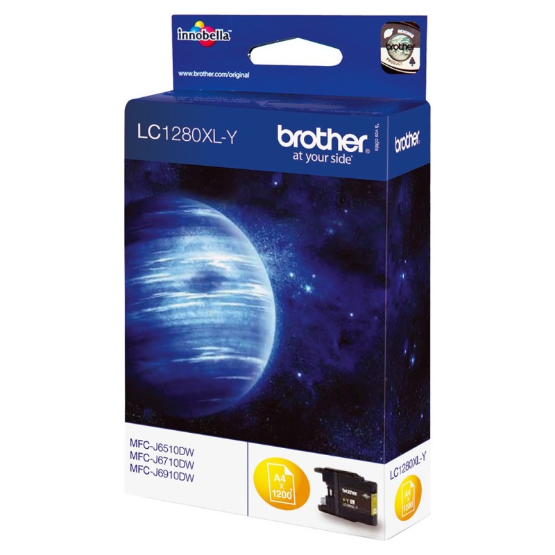 Brother LC1280XL Cartouche d'encre originale grande capacité - Jaune