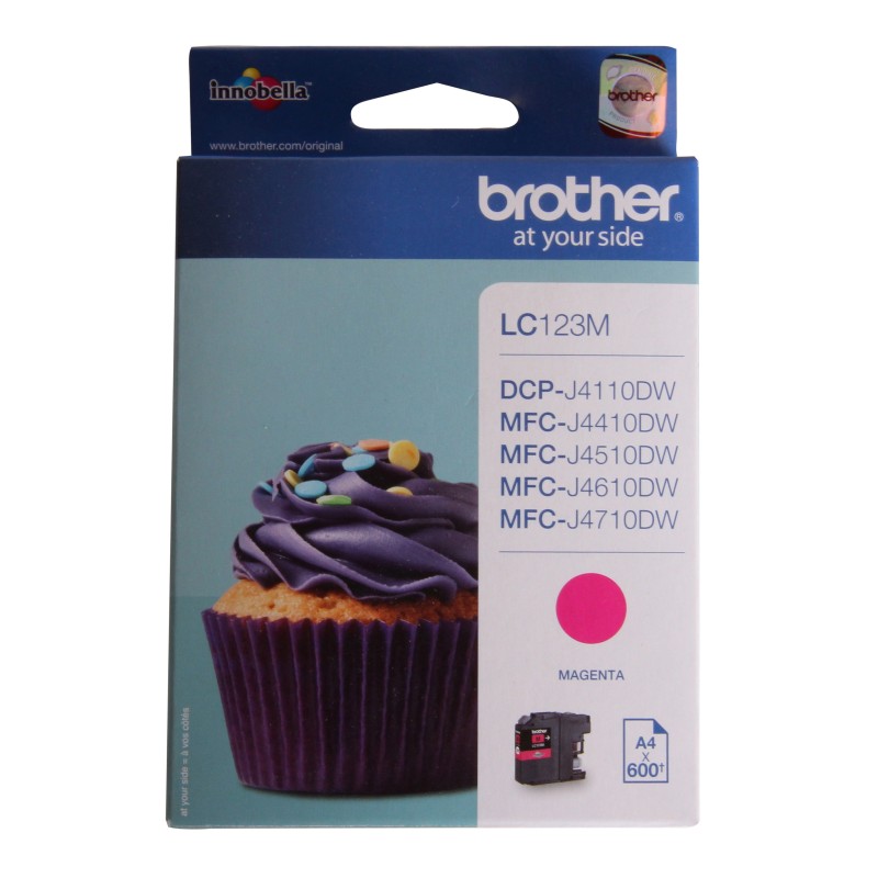 Brother LC123 Cartouche d'encre originale - Magenta