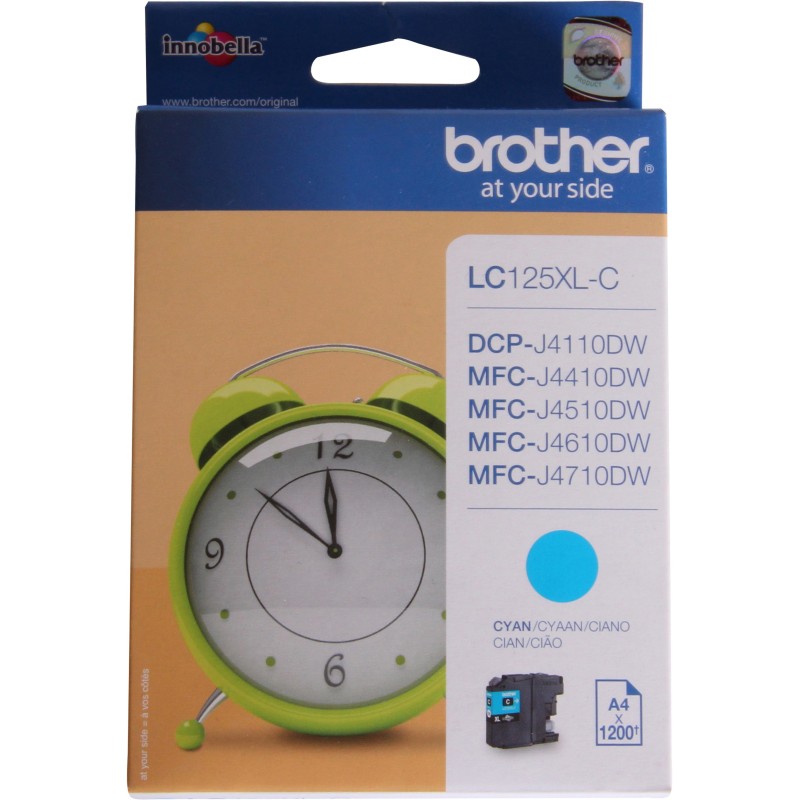 Brother LC125XL Cartouche d'encre originale grande capacité - Cyan