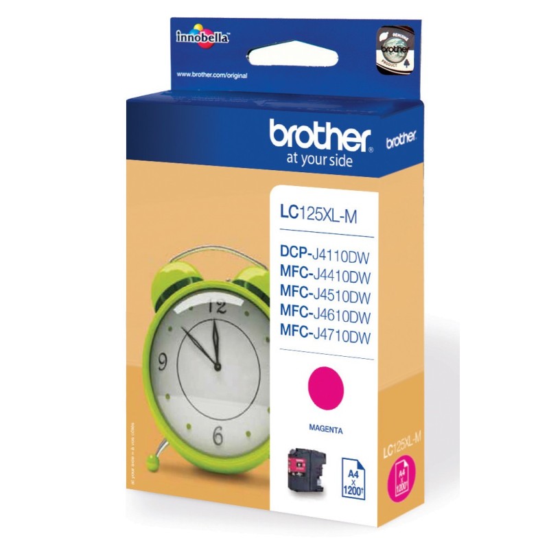 Brother LC125XL Cartouche d'encre originale grande capacité - Magenta