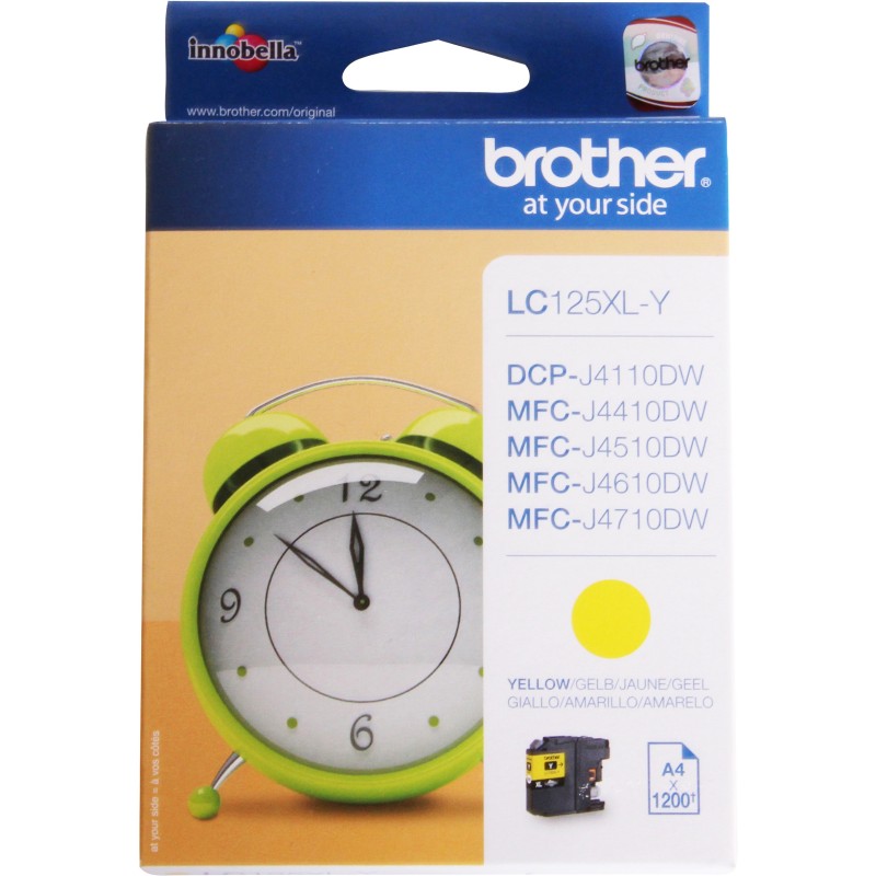 Brother LC125XL Cartouche d'encre originale grande capacité - Jaune