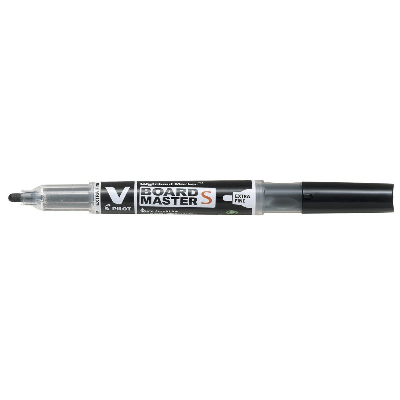 Pilot Marqueur pour tableau blanc BEGREEN V-Board Master S, pointe ogive extra fine 1,3 mm, noir