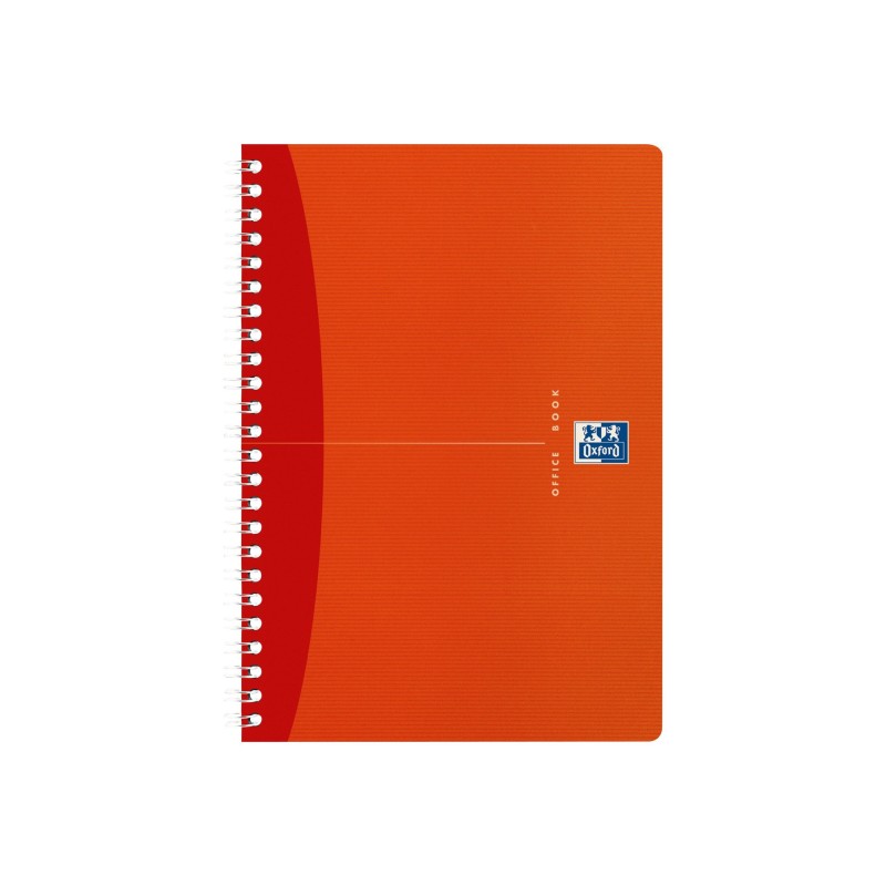 Oxford Cahier à spirale Office My Colours A5 14,8 x 21 cm - 90g - Ligné 7 mm - 180 pages