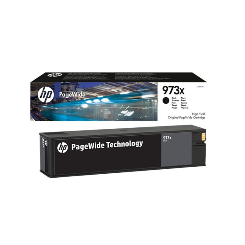 HP 973X Cartouche d'encre authentique grande capacité L0S07AE - Noir