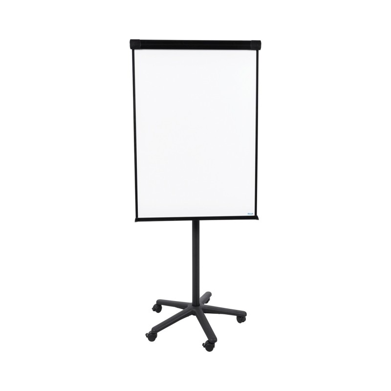 RAJA Chevalet de conférence mobile tableau magnétique effaçable à sec avec 2 bras extensibles
